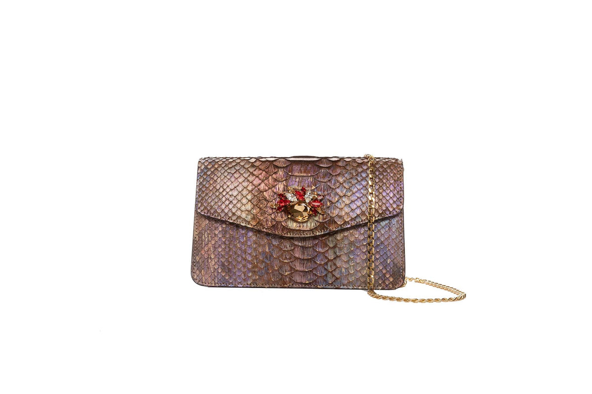 Allysa Payne Iridescent Clutch