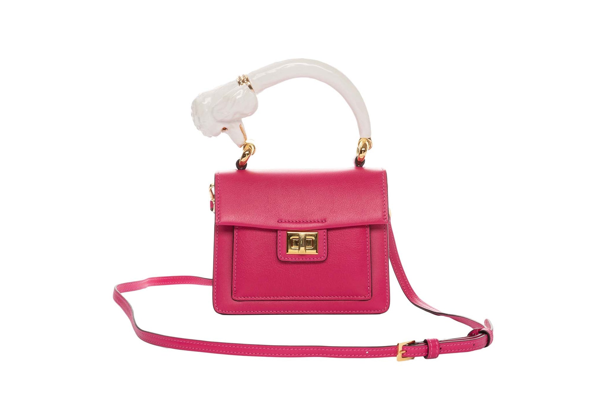 Allysa Payne The Beverly Poodle Handle Handbag