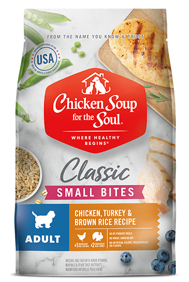 Chicken Soup Adult Chicken, Turkey and Brown Rice Small Bites Dog Food
