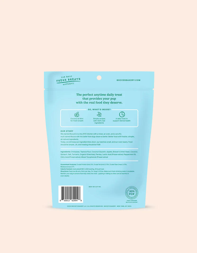 Bocces Brushy Stick for Large Dogs (16oz)