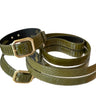 Luxury Pet Fashion Olive Snakeskin Collar & Leash Set