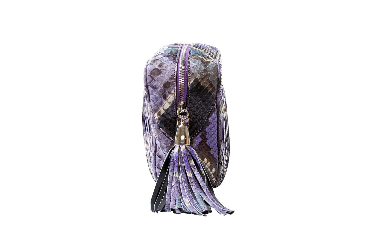 Allysa Payne Python Clutch Bag