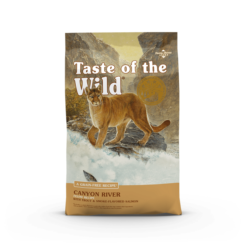 Taste of the Wild Adult Canyon River Trout and Salmon Feline Food (5lb)