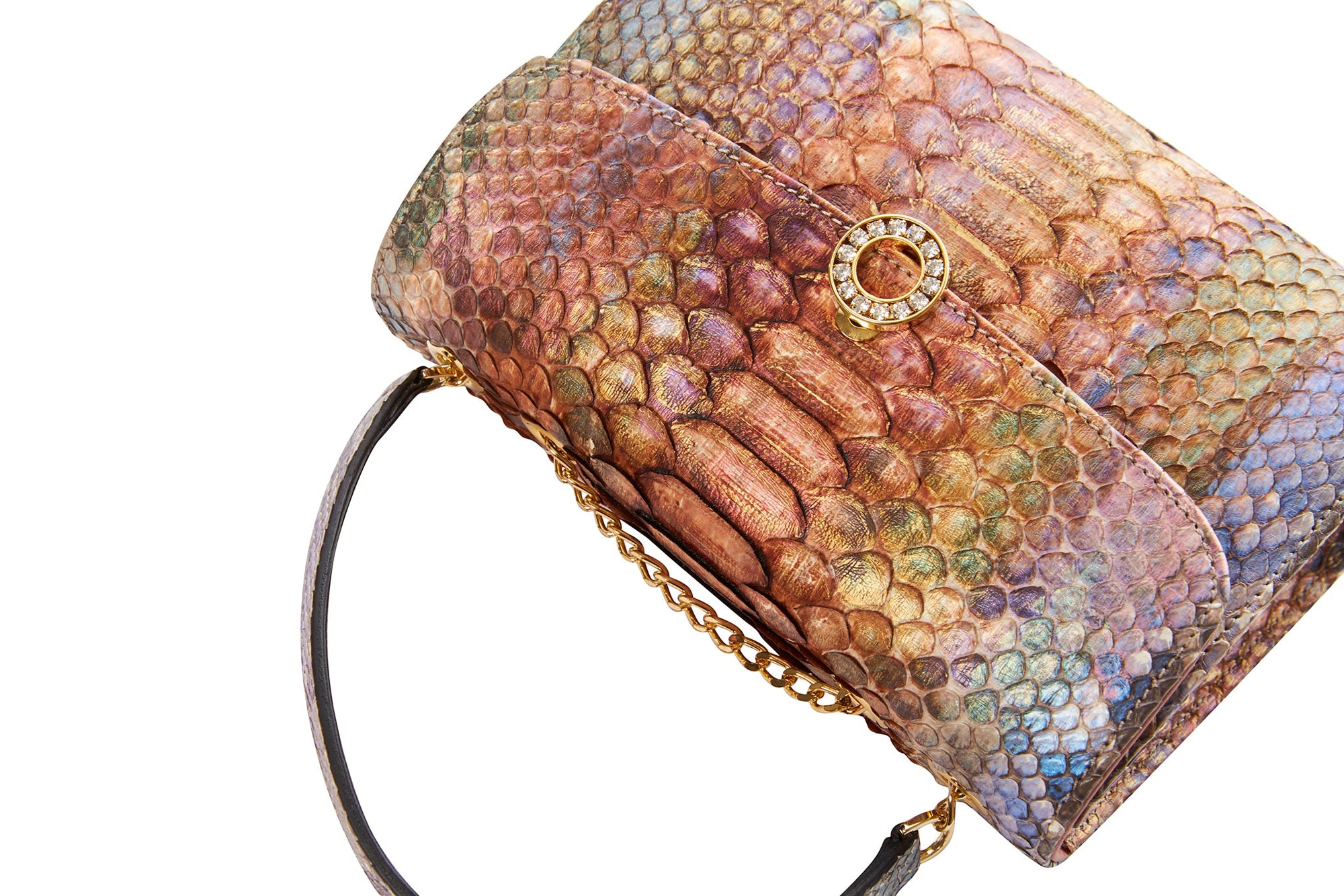 Allysa Payne Iridescent Python Day To Night Bag