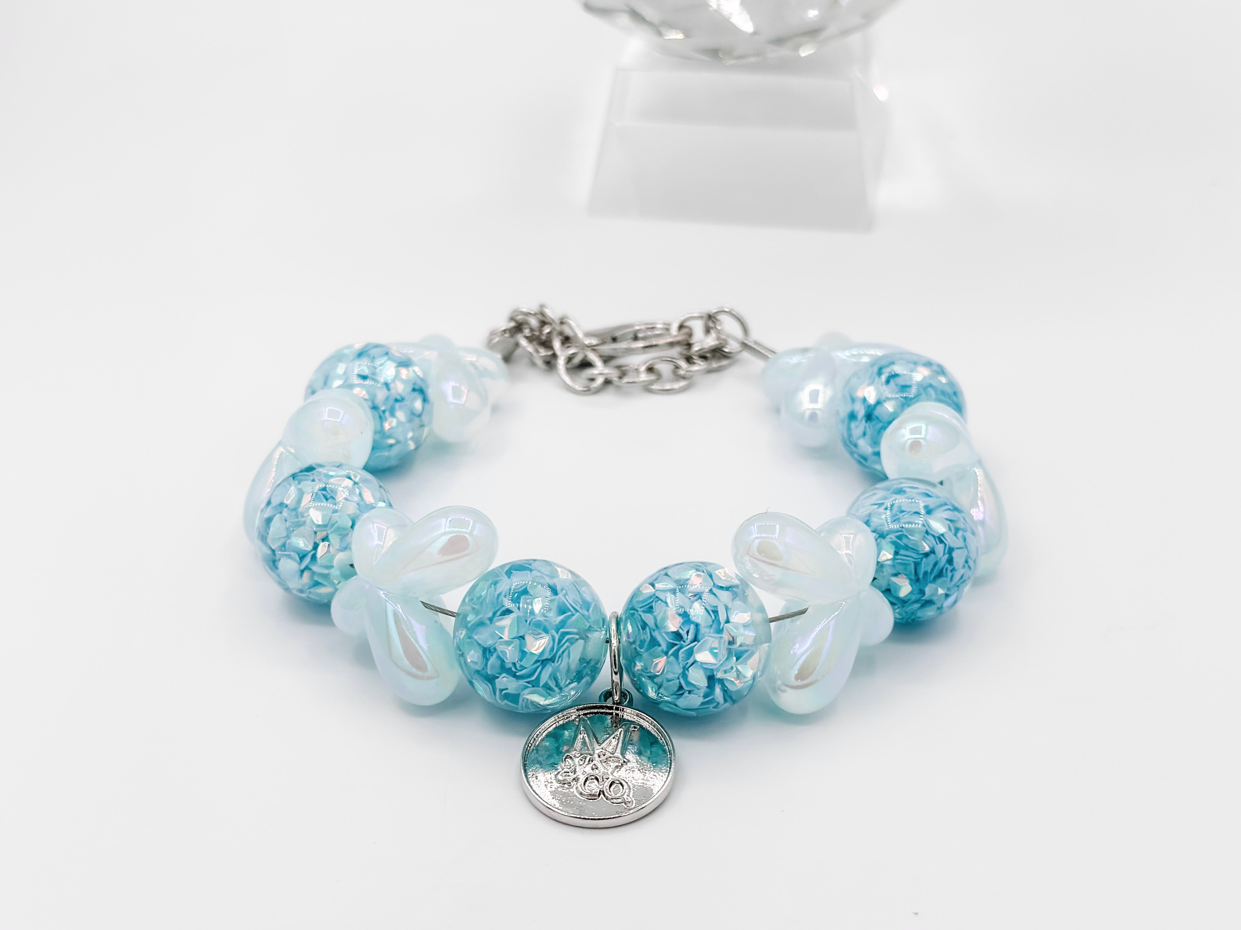 Necklace: Sky Blue Pearl