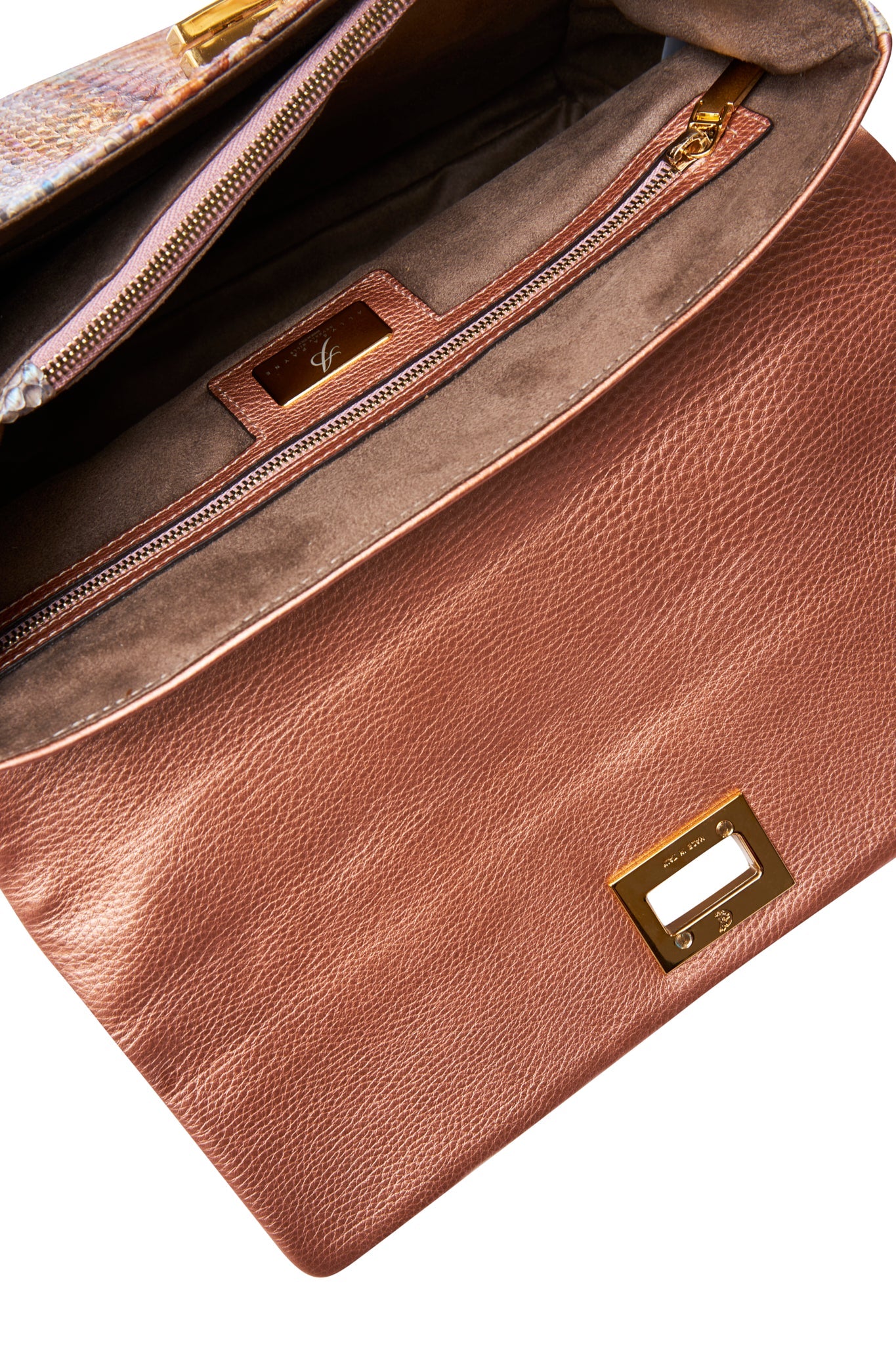 Allysa Payne Iridescent Python & Business/Travel Bag