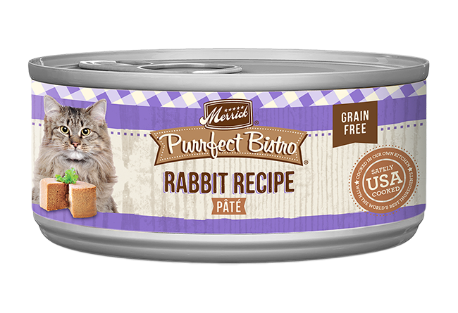 Merrick Purrfect Bistro Grain Free Adult Rabbit Pate Cat Food