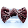 Velvet Knot Bow: Rose Taupe