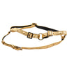 Gold Studded Italian Leather Harness