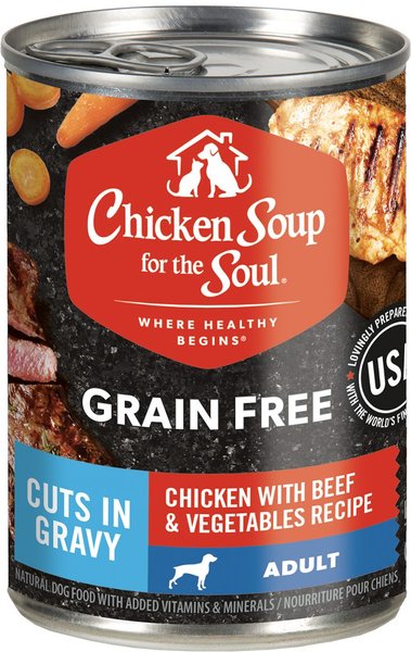 Chicken Soup for the Soul GF Chicken, Beef and Vegetables Wet Dog Food