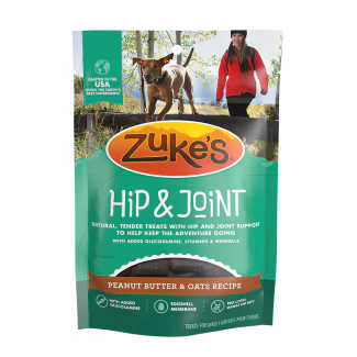 Zukes Adult Hip & Joint Peanut Butter Recipe Dog Treats