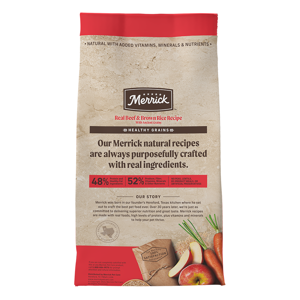 Merrick Classic Healthy Grains Beef and Brown Rice Dry Dog Food