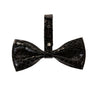 Allysa Payne Black Snake Bowtie With Silver Swarovski Closure