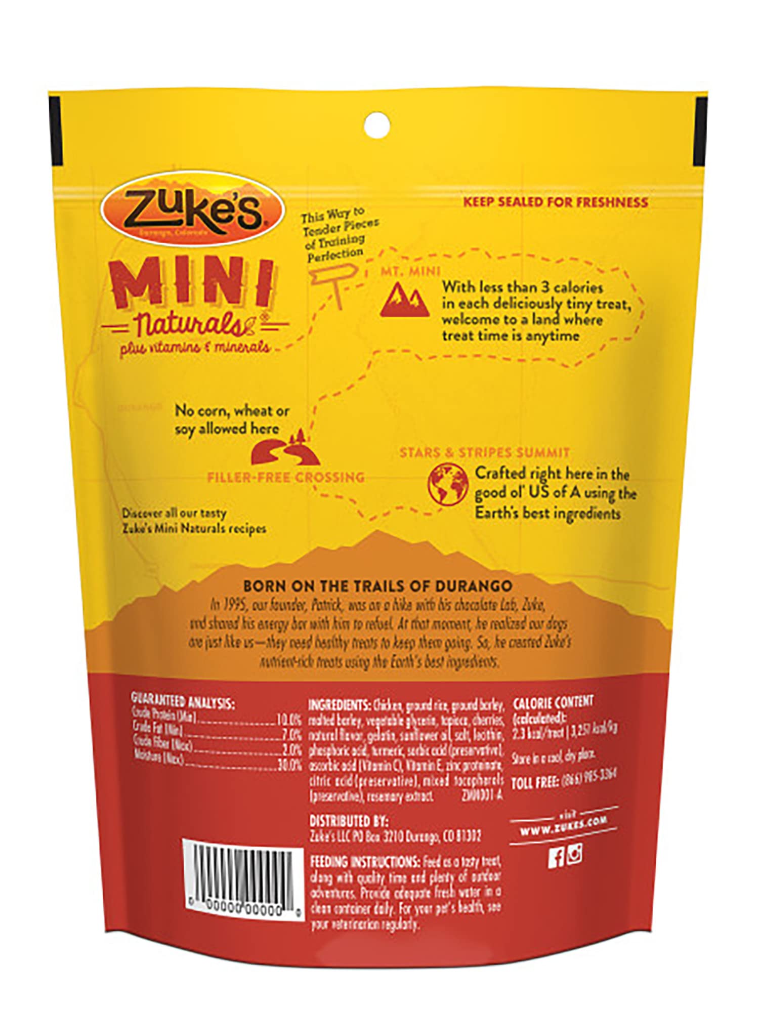 Zukes Adult Mini Naturals Chicken Dog Treats - HT Animal Supply