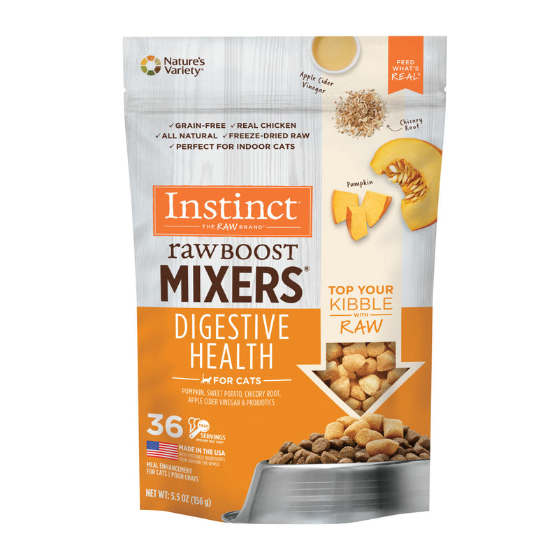 Instinct Raw Boost Freeze Dried Digestive Health Cat Food Mixers (5.5oz)
