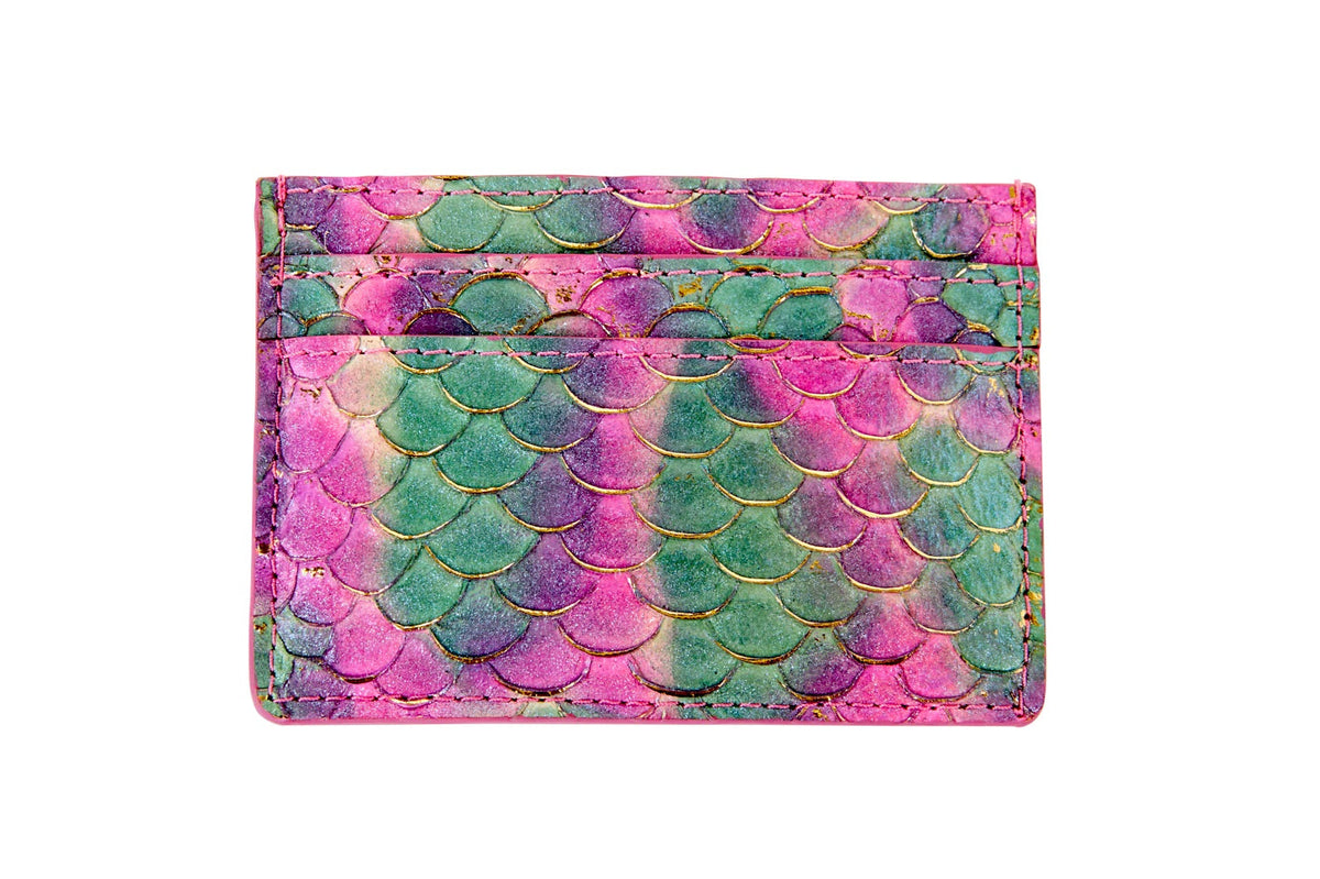 Allysa Payne Mermaid Collection. Custom Colored Tilapia Card Wallet