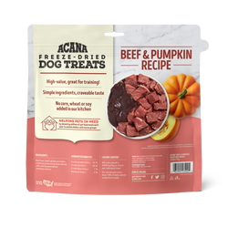 Acana Freeze Dried Beef and Pumpkin Dog Treats (3.25oz) - HT Animal Supply