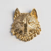 Faux Mini Wolf Head