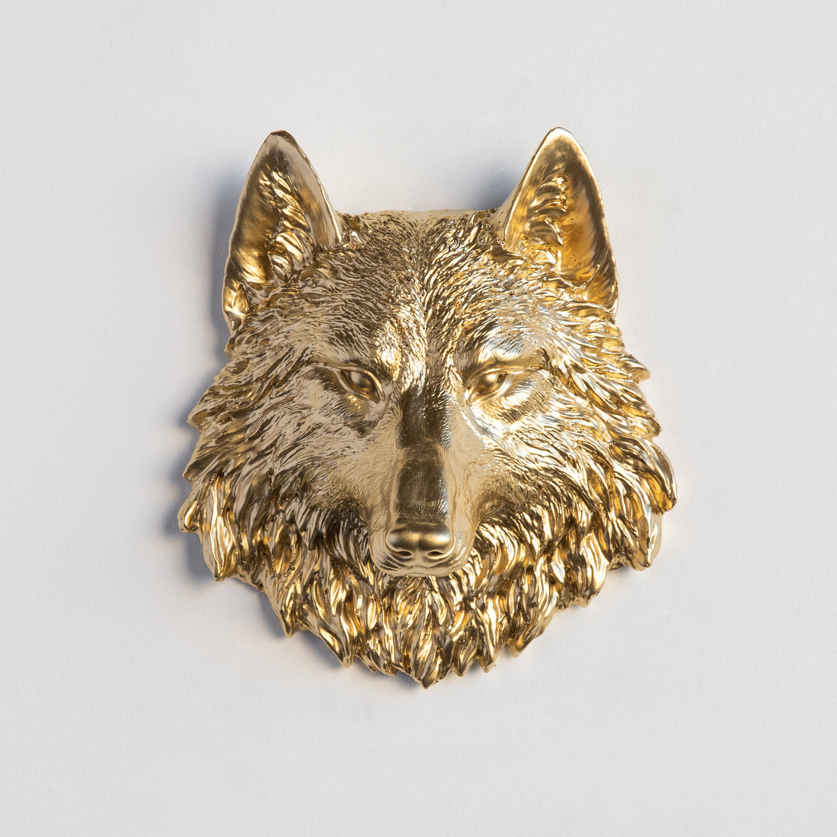 Faux Mini Wolf Head