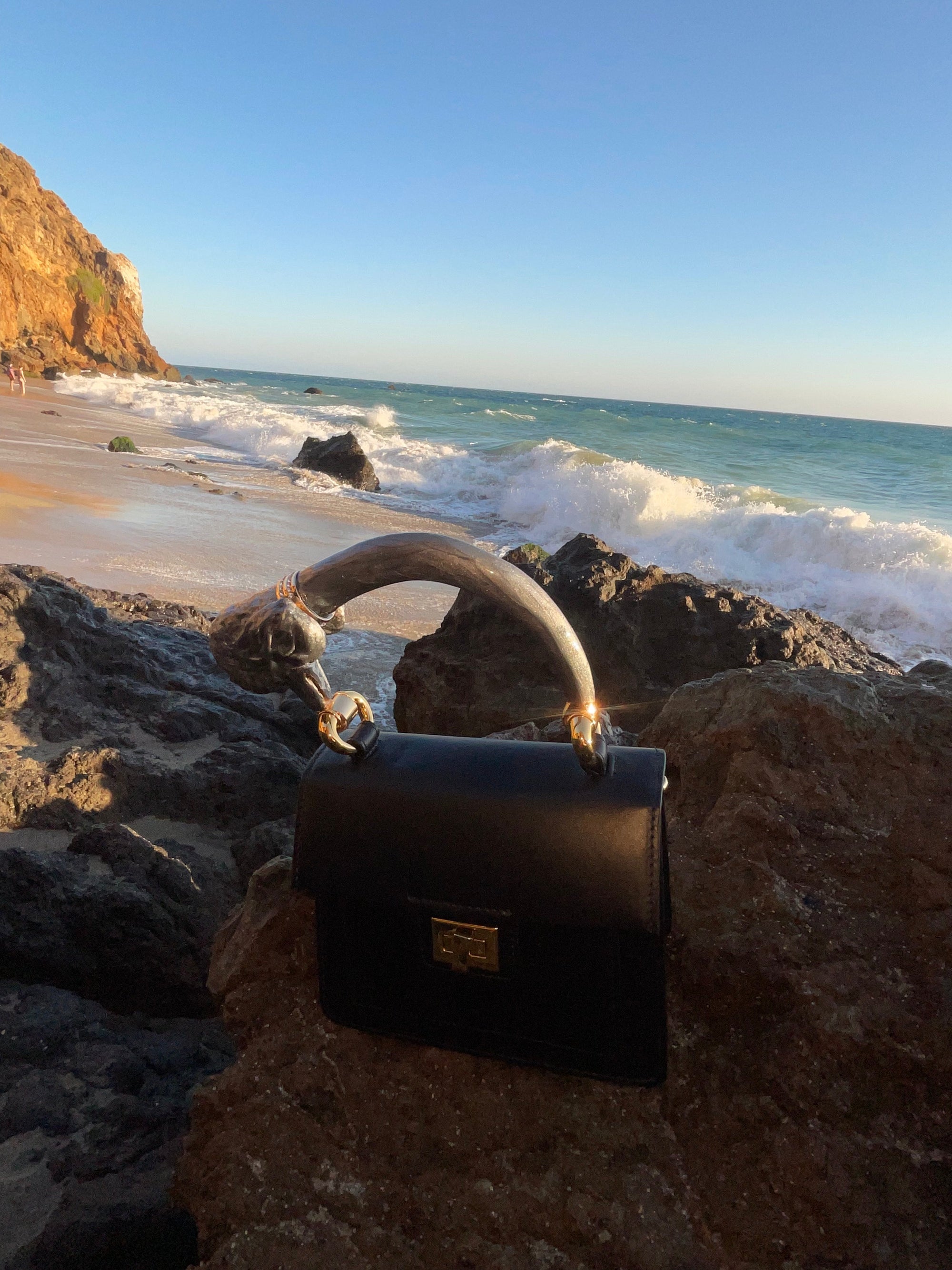 Allysa Payne The Malibu Poodle Handle Handbag