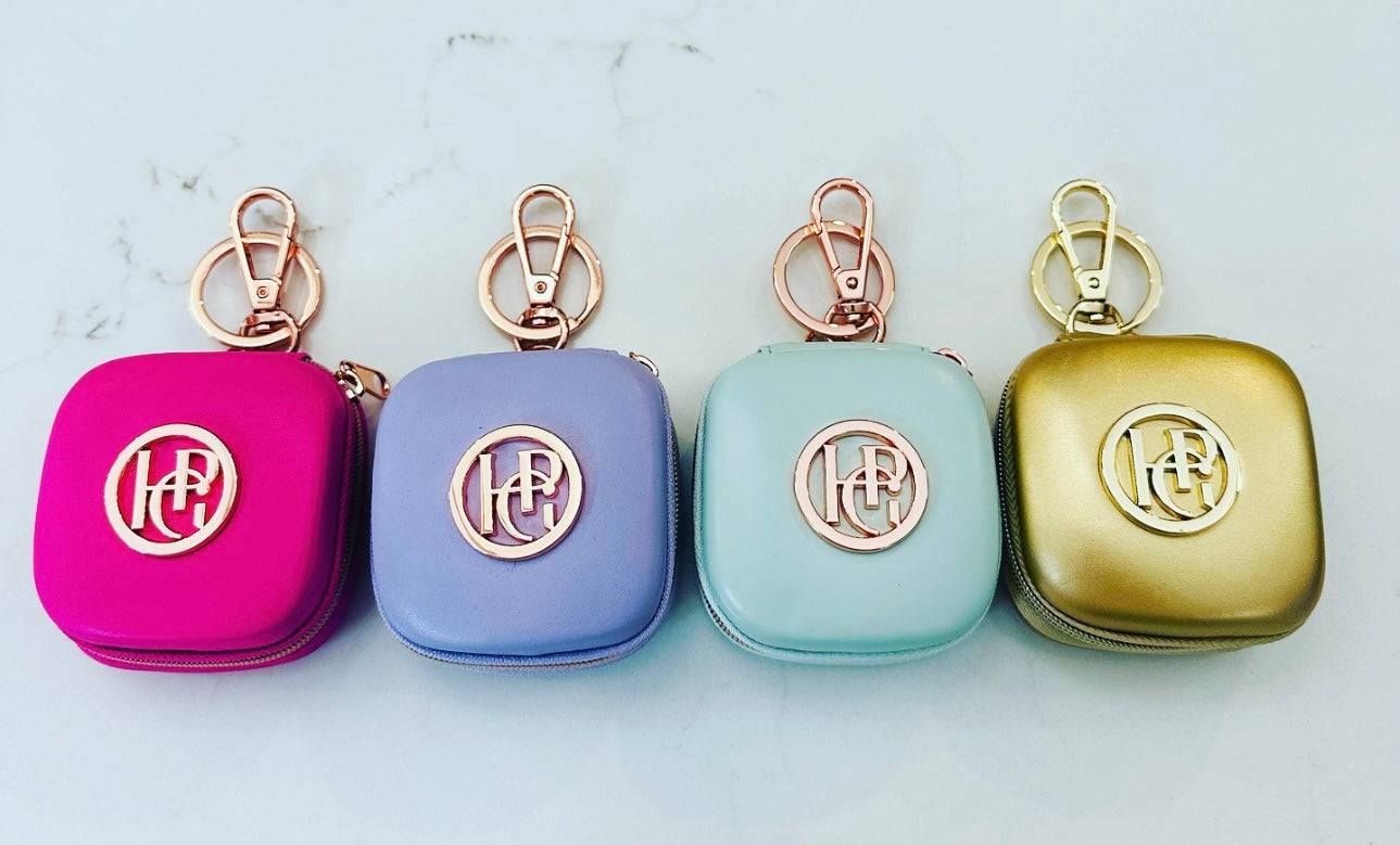 Designer Waste Bag/Treat Bag - Peony/Rose Gold