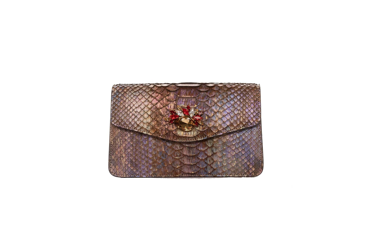 Allysa Payne Iridescent Clutch