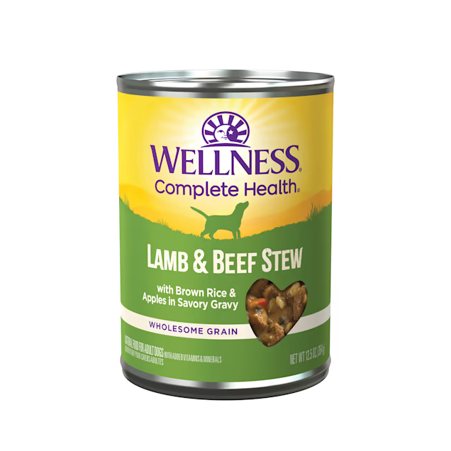 Wellness Adult Lamb and Beef Stew Wet Dog Food (12.5oz)