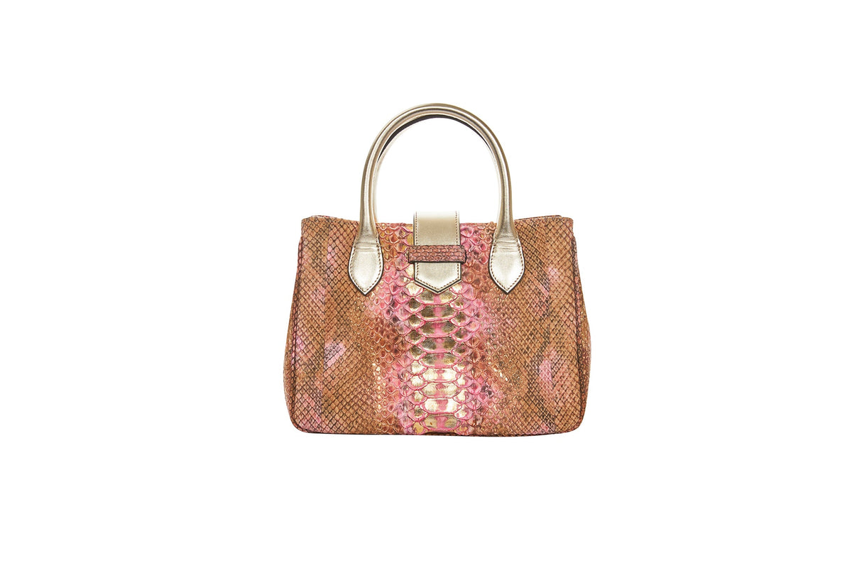 Allysa Payne Python Handbag