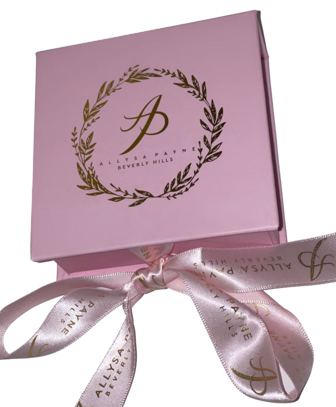Allysa Payne Silver Swarovski Crystal Cylinder Charm