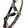 Multi-Color Embossed Snake Italian Leather Harness 