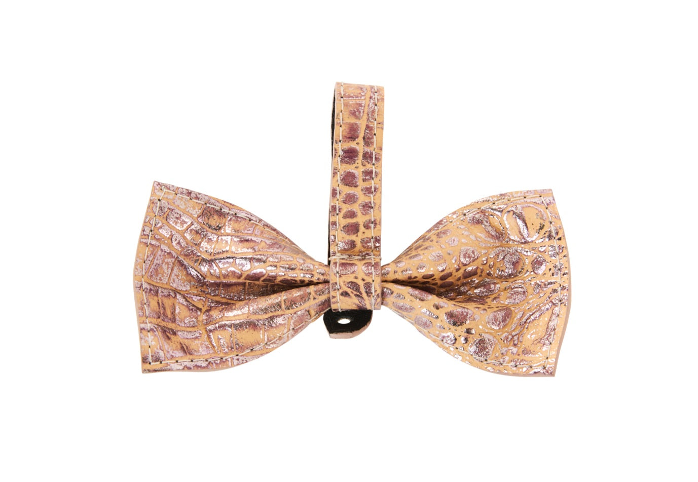 Pink, Purple & Silver Embossed Croc