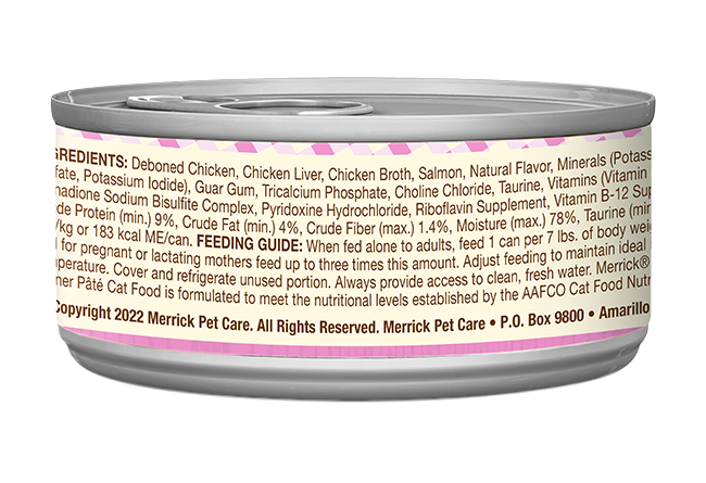 Merrick Purrfect Bistro Grain Free Kitten Chicken Pate Cat Food (3oz)