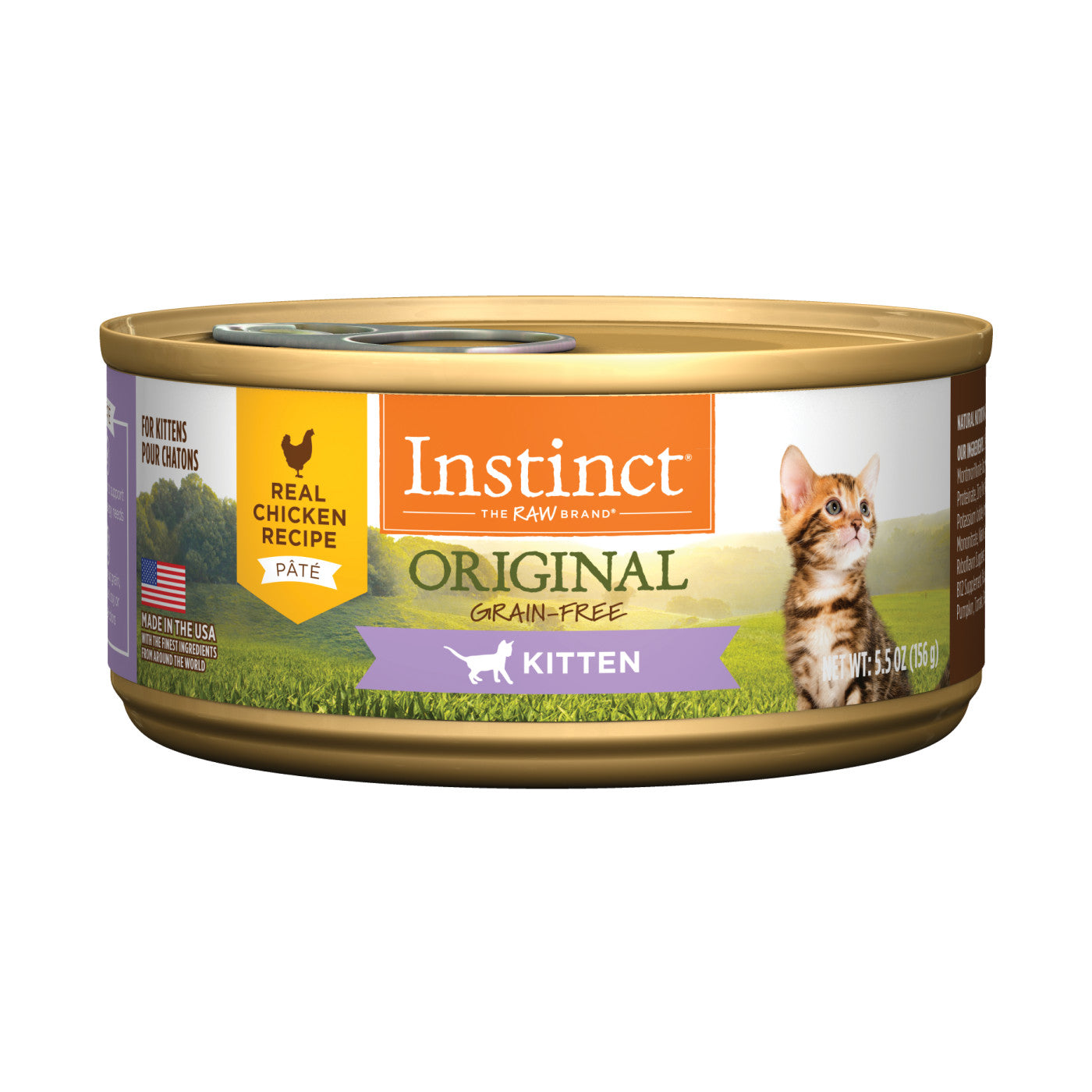 Instinct Original Kitten Grain Free Chicken Wet Cat Food (5.5oz)