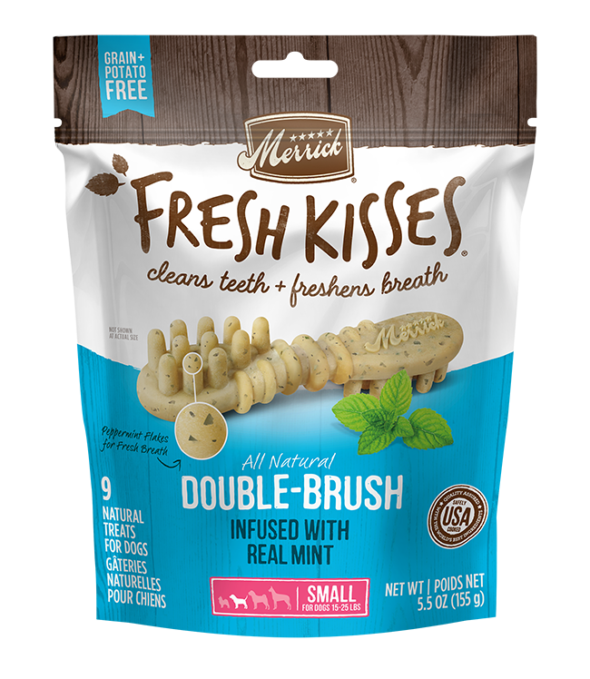 Merrick Fresh Kisses Mint Dental Treats For Medium Dogs (10oz) (10Ct)