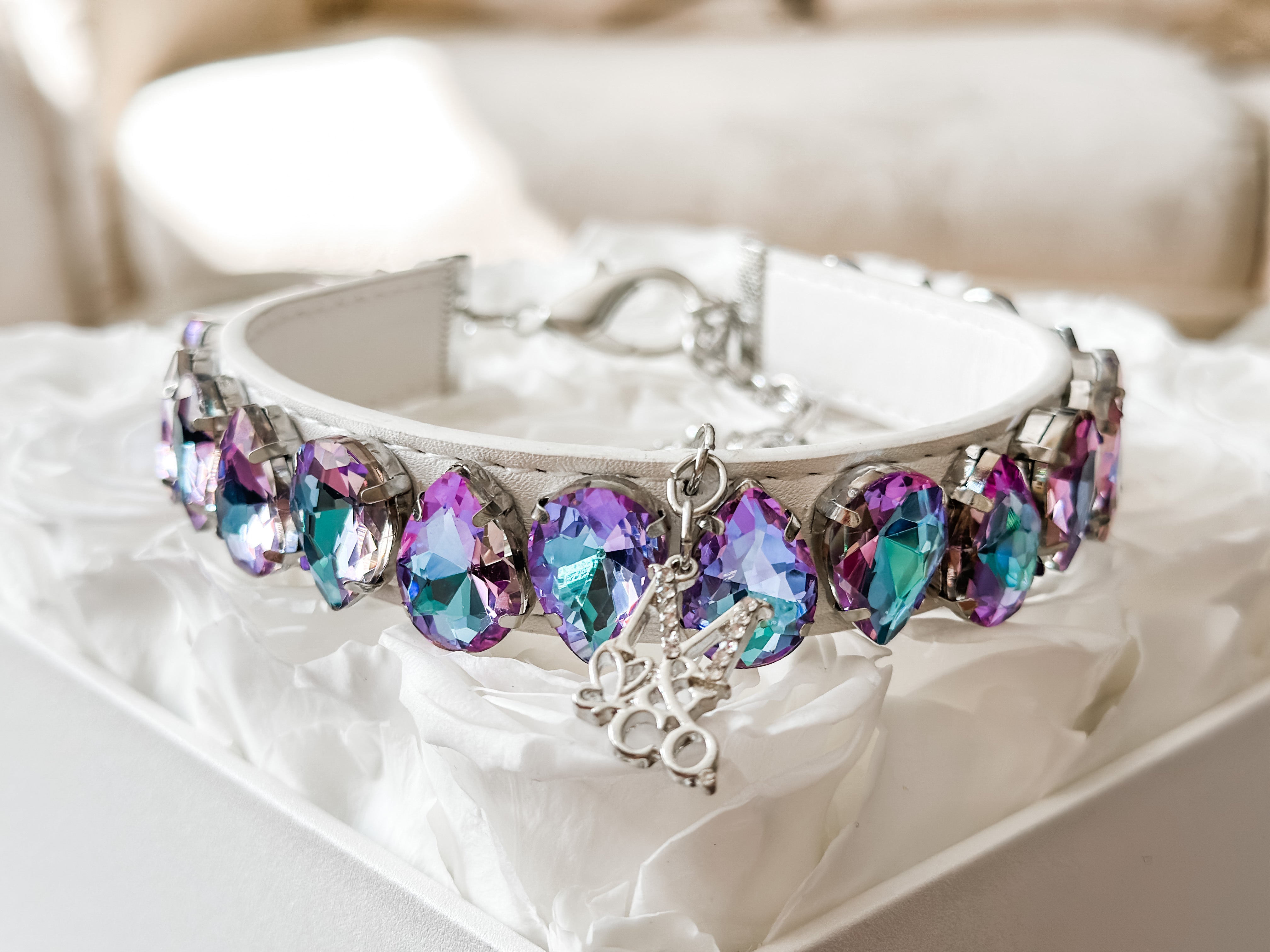 Gem Necklace: Santorini