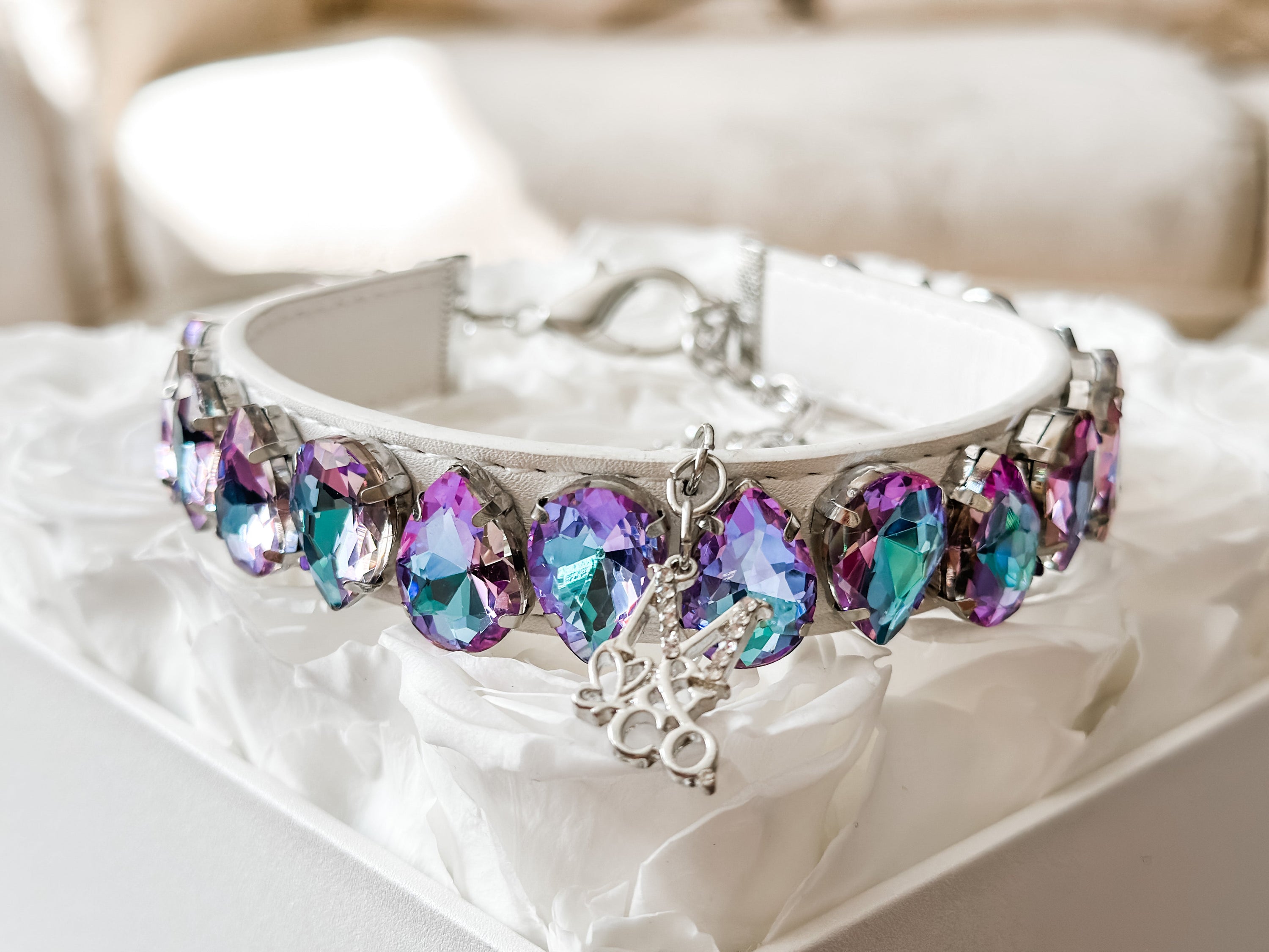 Gem Necklace: Santorini