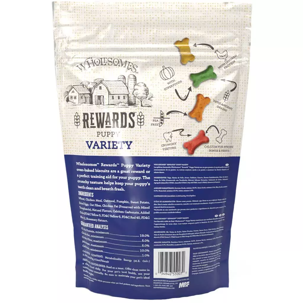 Wholesomes Puppy Variety Dog Treats (2lb) - HT Animal Supply