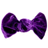 Velvet Knot Bow: Royal Purple