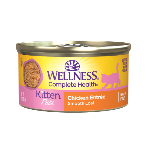 Wellness Complete Health Kitten Chicken Pate Wet Cat Food (3oz)
