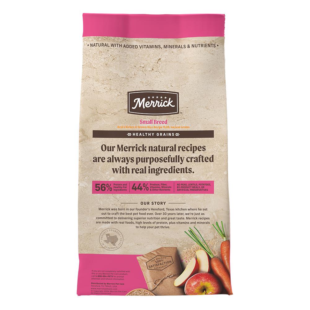 Merrick Classic Healthy Grains Small Breed Chicken and Brown Rice Dry Dog Food (4lb)