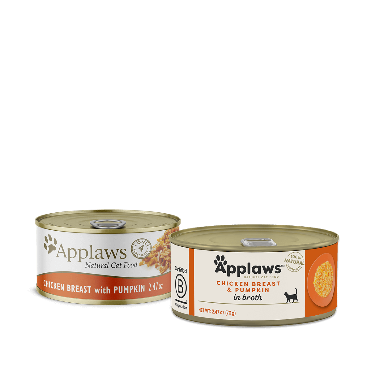 Applaws Adult Chicken Breast and Pumpkin in Broth Wet Cat Food (2.47oz)
