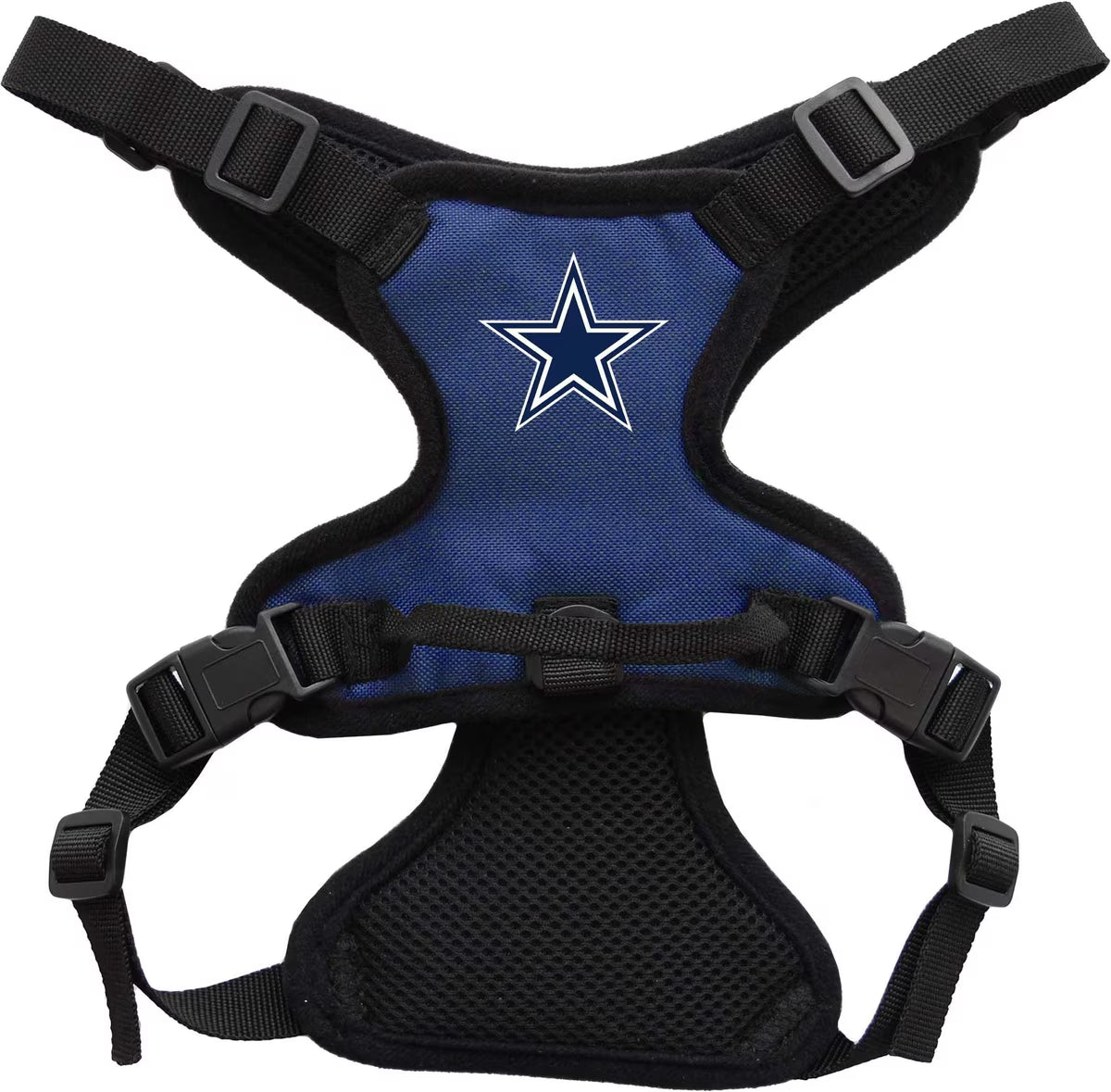 NFL Front Clip Dog Harness Dallas Cowboys - Officially Licensed