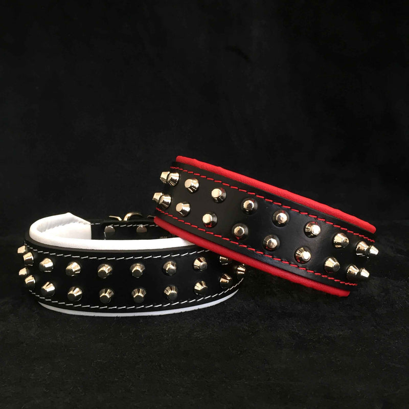 Bestia Rocky Leather Dog Collar