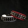 Bestia Dog Gear leather Dog Collar - black; brown