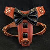 Bestia Dog Gear Genuine Leather Dog Harness - Brown