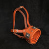 Bestia Dog Gear Genuine Leather Muzzles - Brown