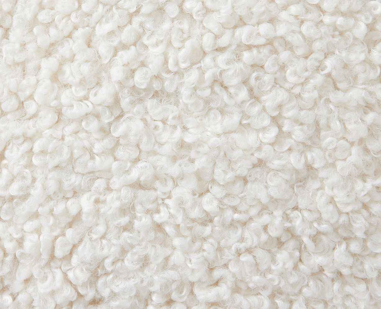 Bowsers Tufted Cushion Ivory Sheepskin