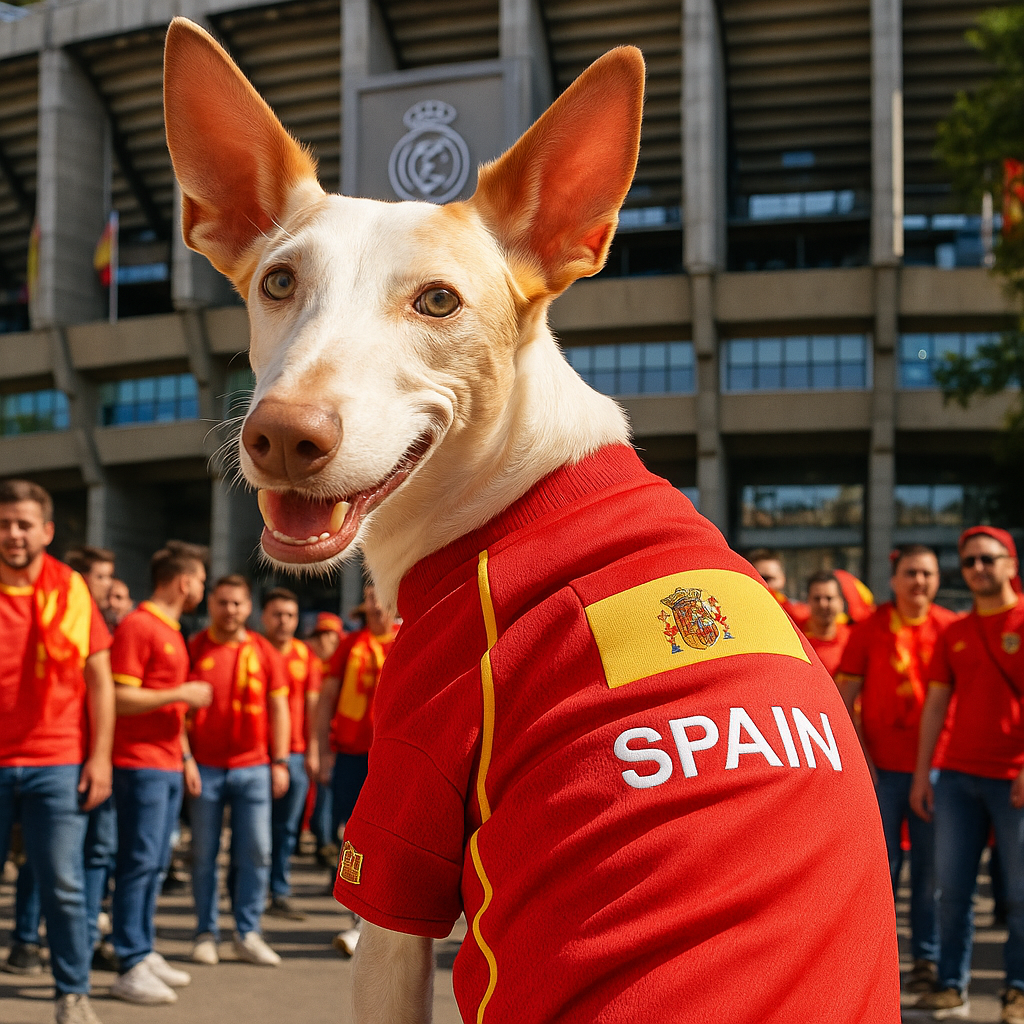 Parisian Pet Team Spain Jersey-Red & Yellow Stripes