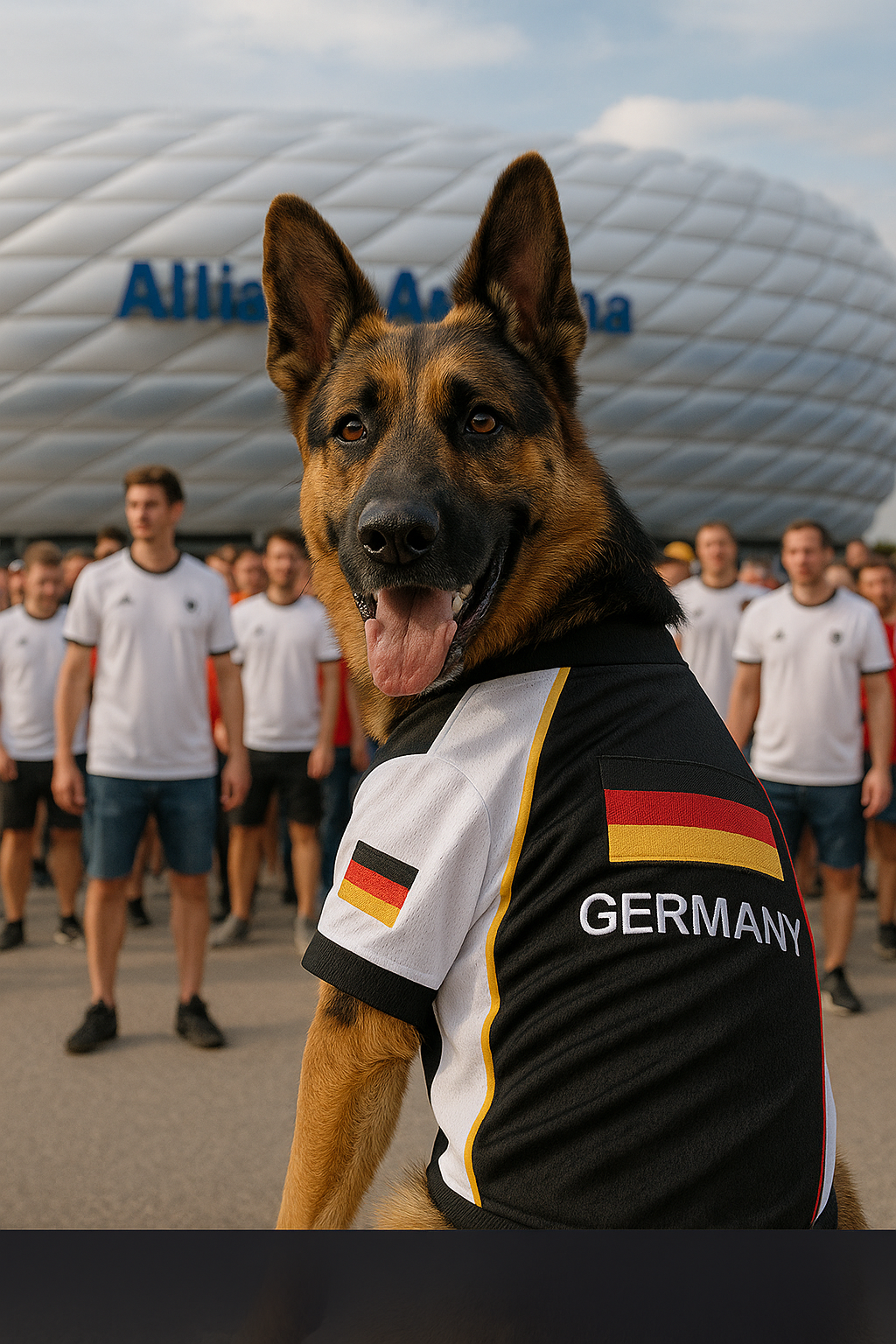 Parisian Pet Team Germany Jersey-Black