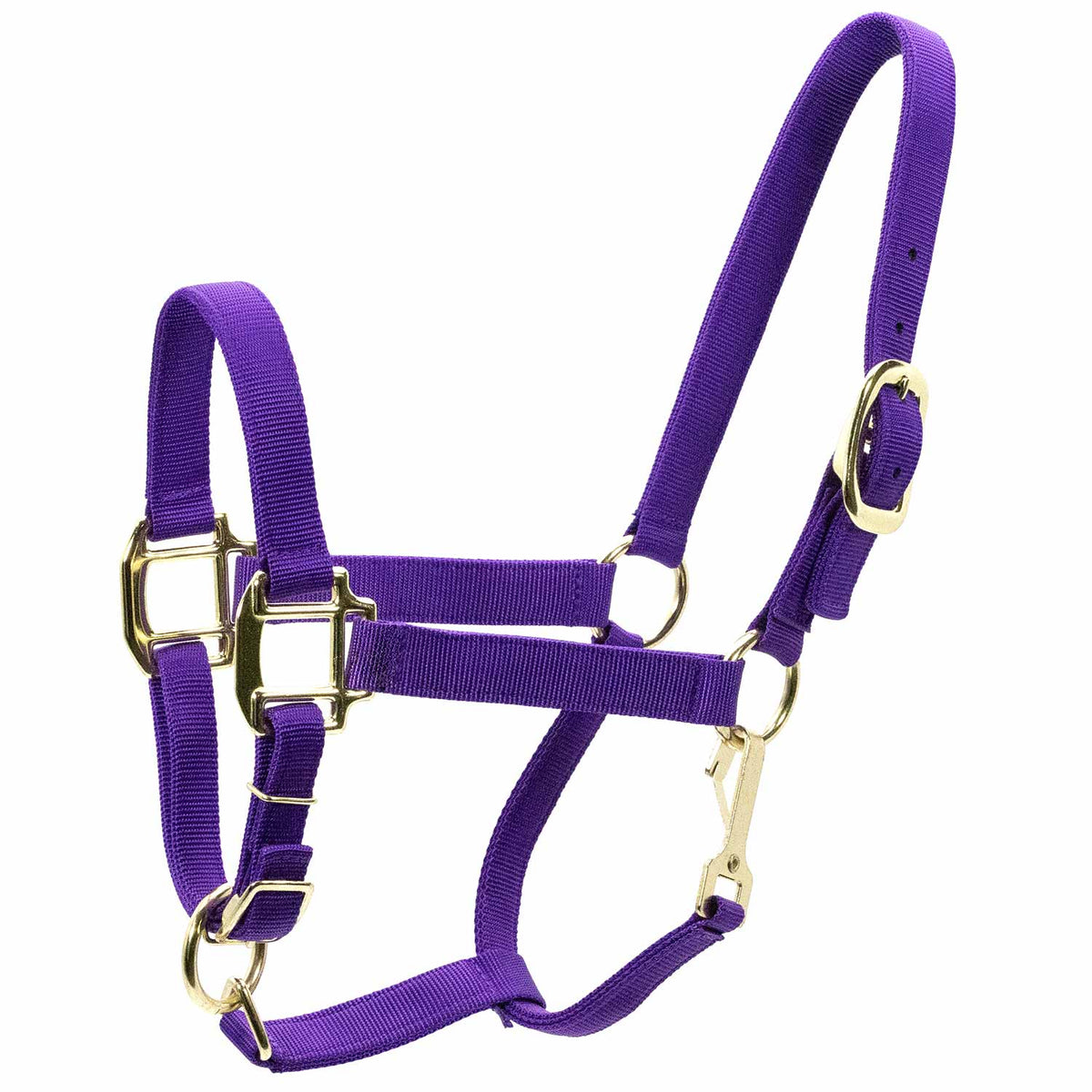 Jeffers Adjustable Halter with Throat Snap | HT Animal Supply